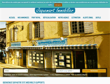 Tablet Screenshot of jaquemart-immobilier.fr
